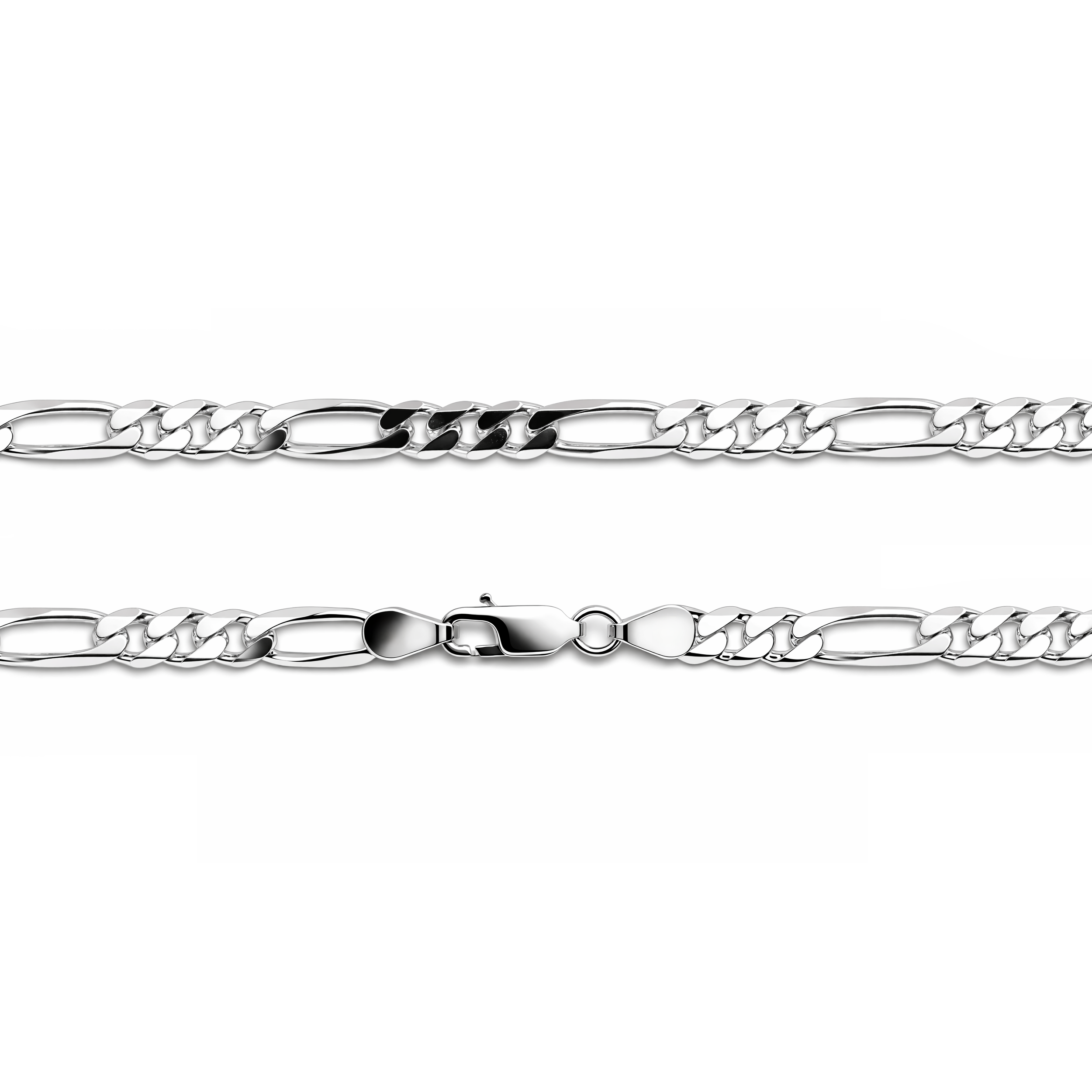 925 Silver Heavy Figaro Chain - 20"