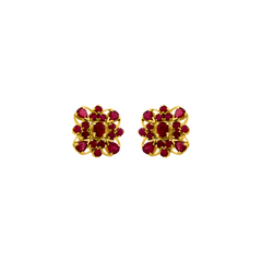 22K Gold Regal Radiance Earrings