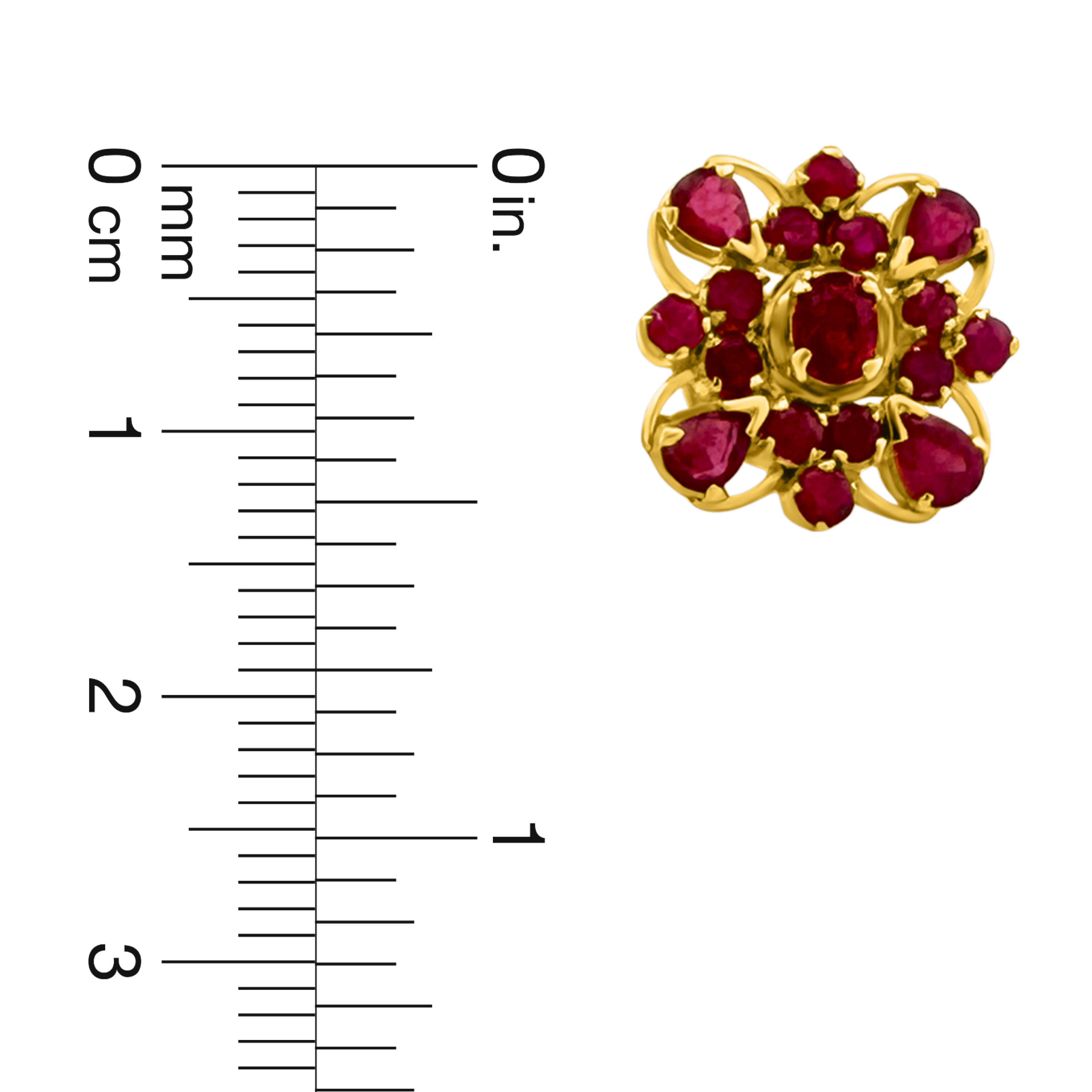 22K Gold Regal Radiance Earrings