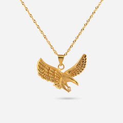 22K Gold Eagle Pendant