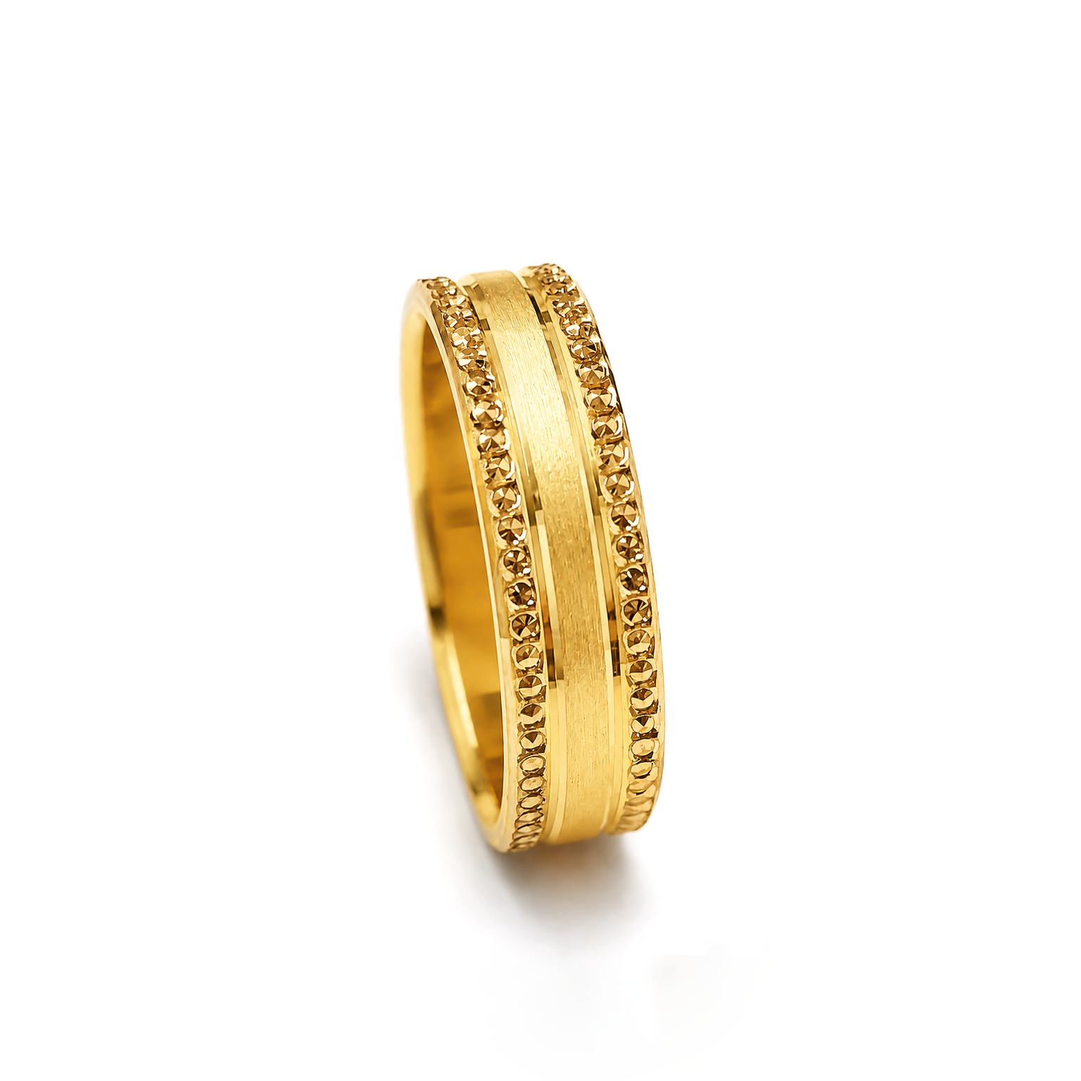 22K Gold Celeste Wedding Band