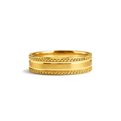 22K Gold Celeste Wedding Band