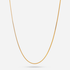 22K Gold Franco Foxtail Chain - 18"