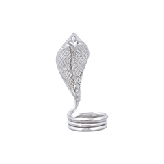 Silver Naga Serpent Idol