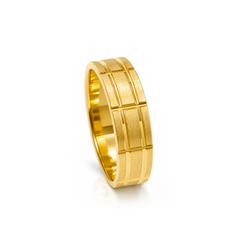 22K Gold Regent Wedding Band