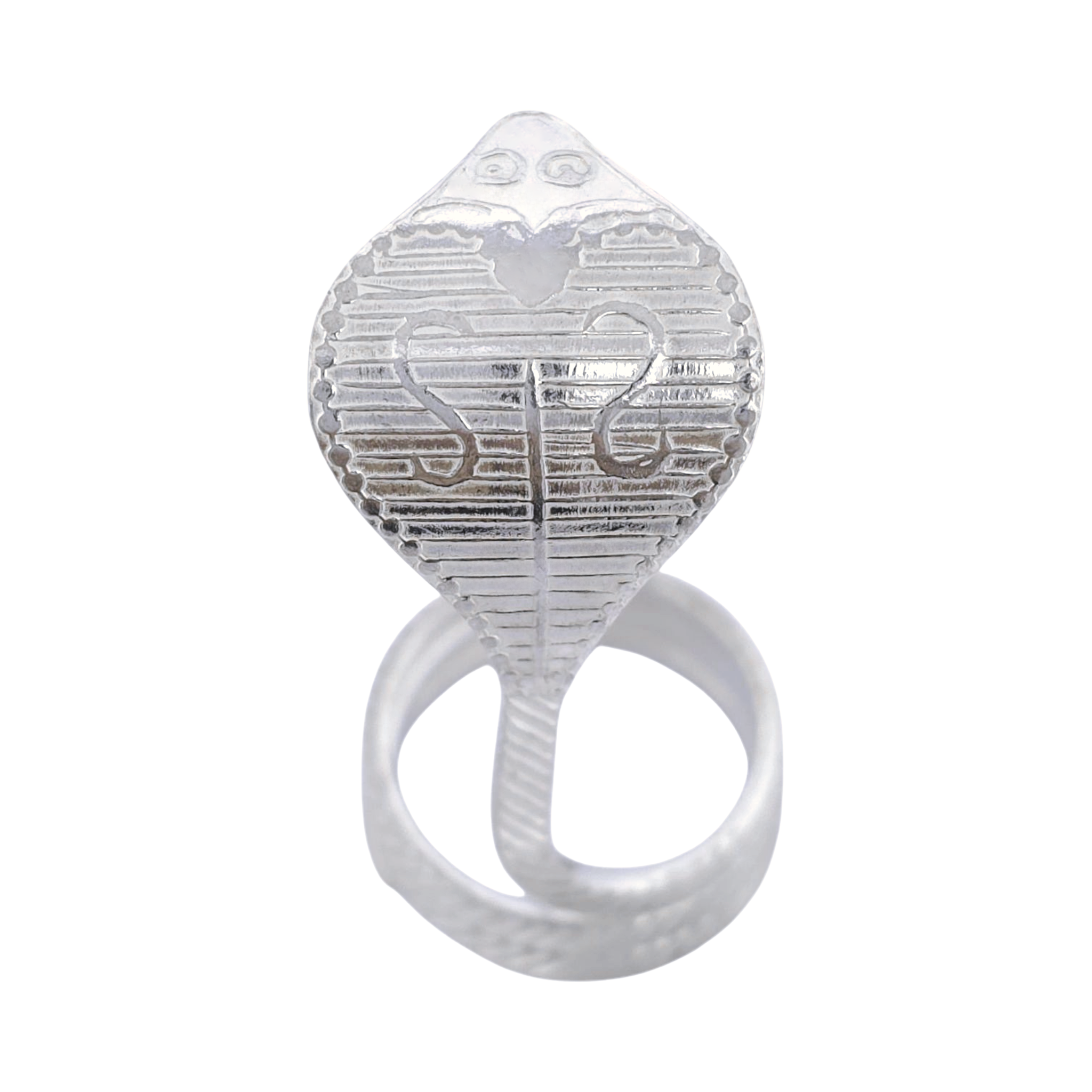 Silver Cobra Snake Idol