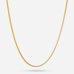 22K Gold Franco Foxtail Chain - 14"