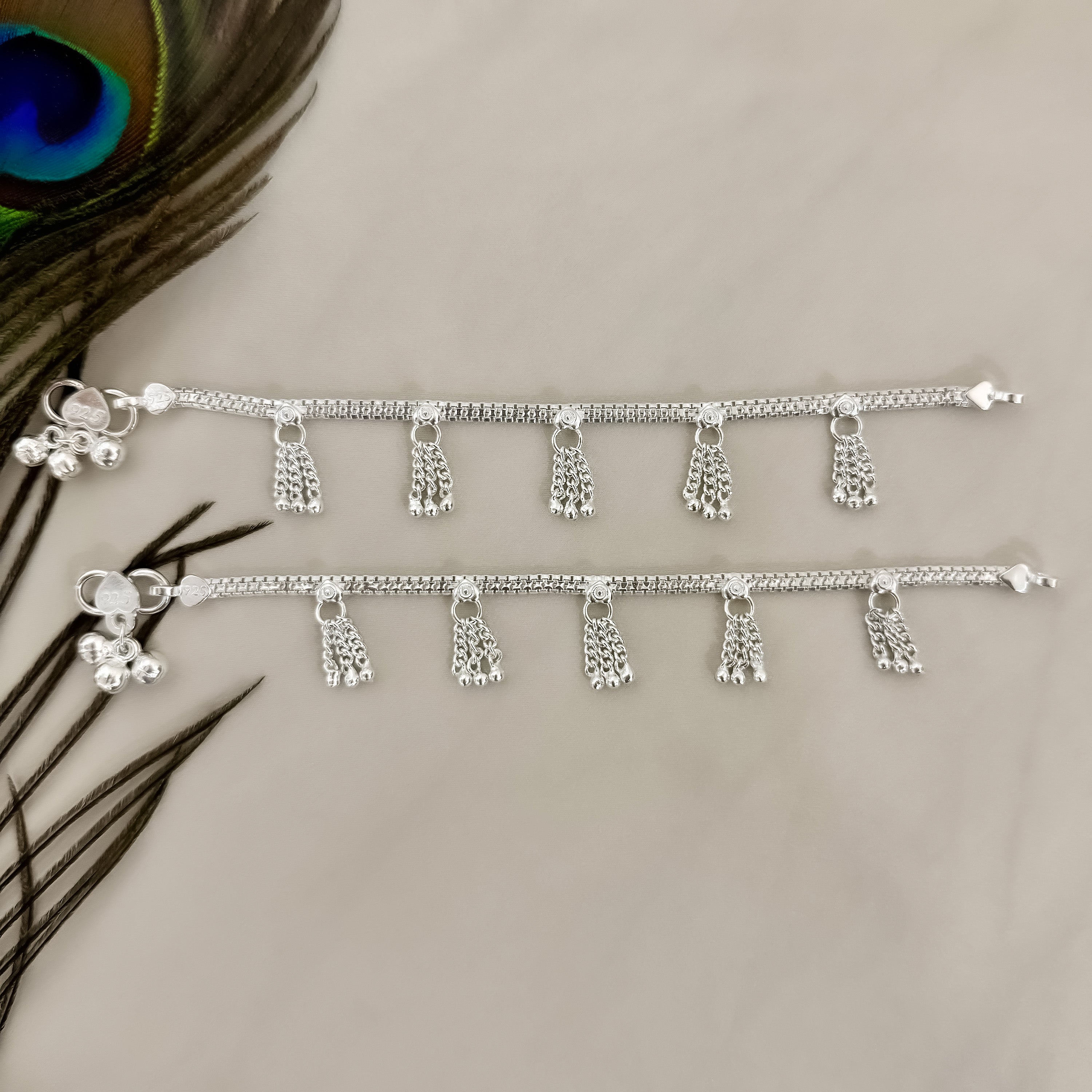Silver Baby Anklets