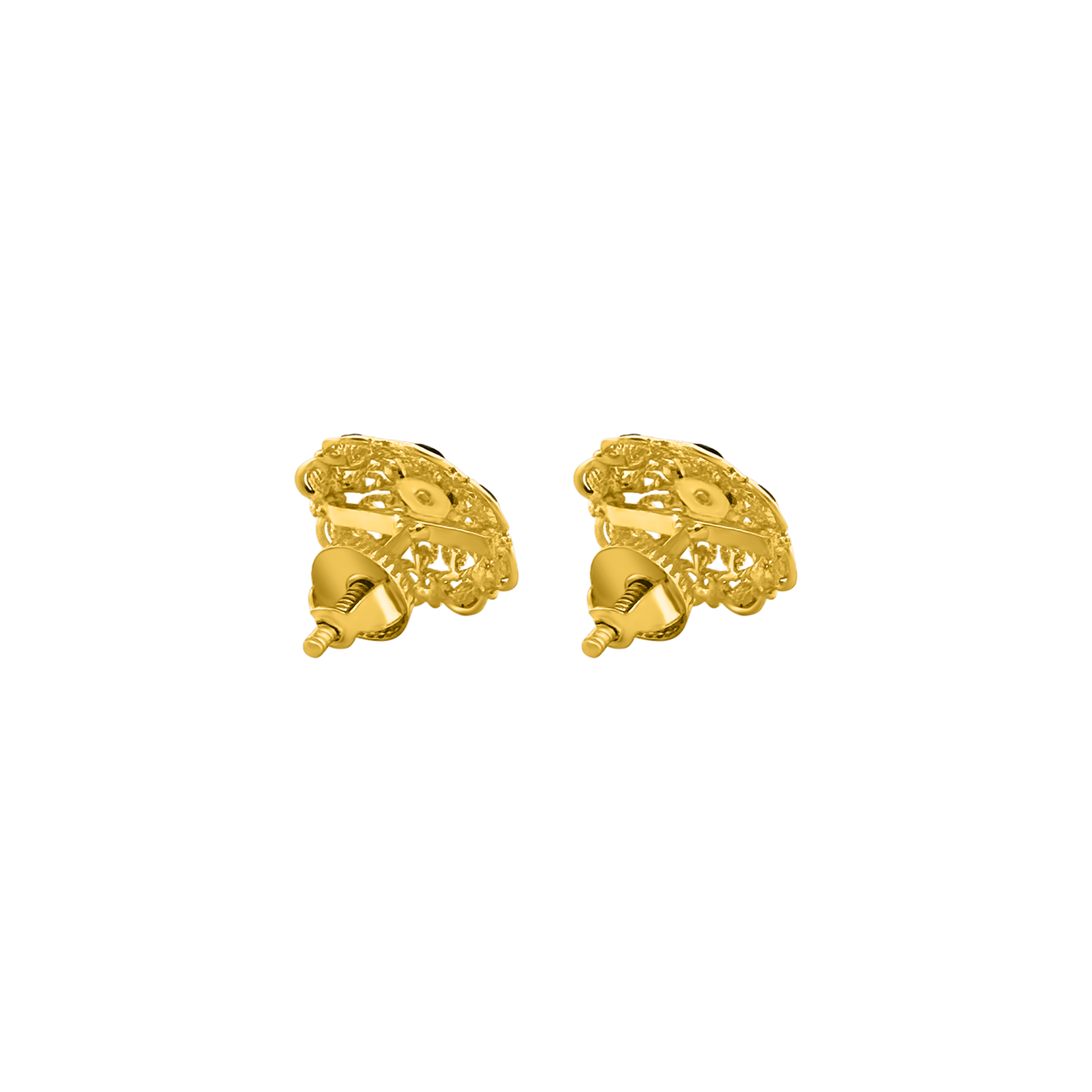 22K Gold Regal Pearl Earrings
