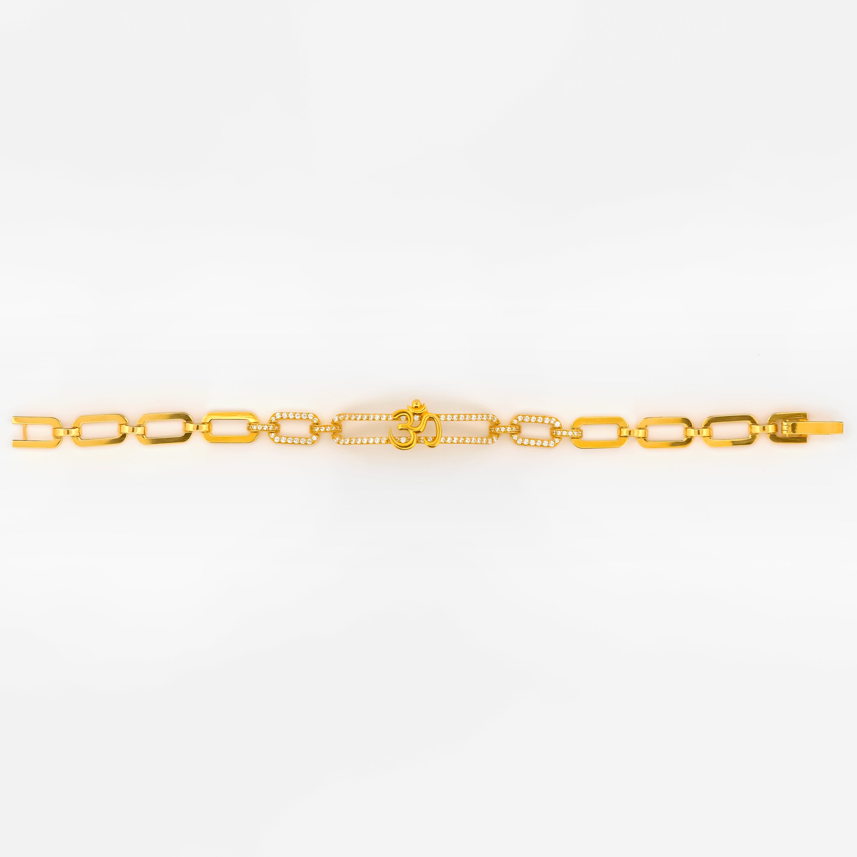 22K Gold Moving OM Bracelet