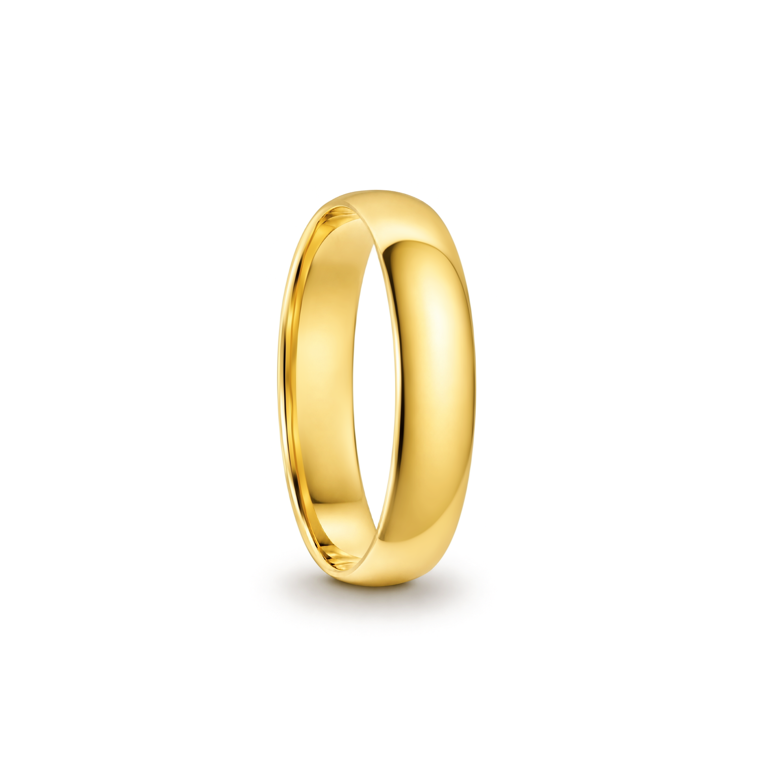 22K Gold Dome Wedding Band