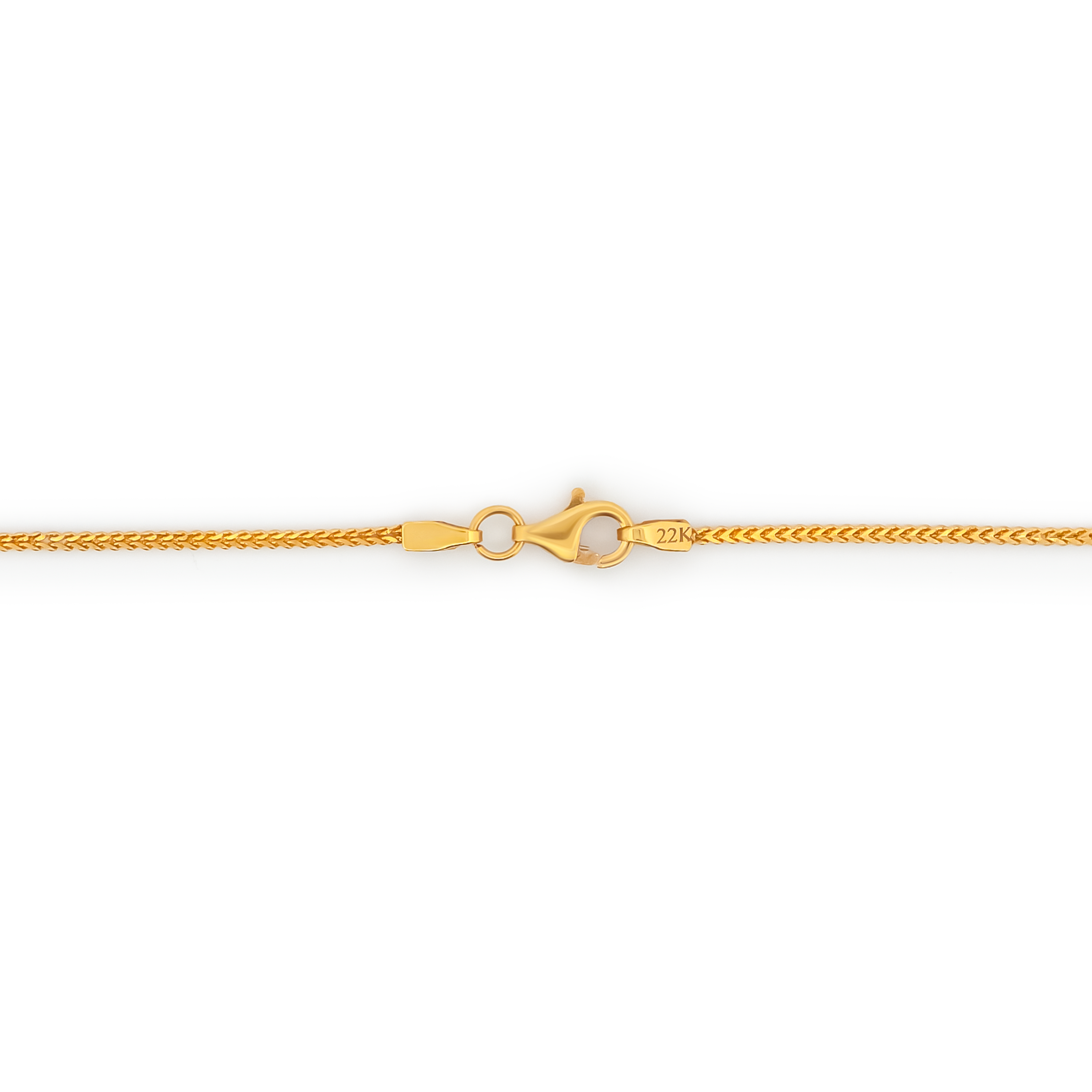 22K Gold Necklace & Earrings Set