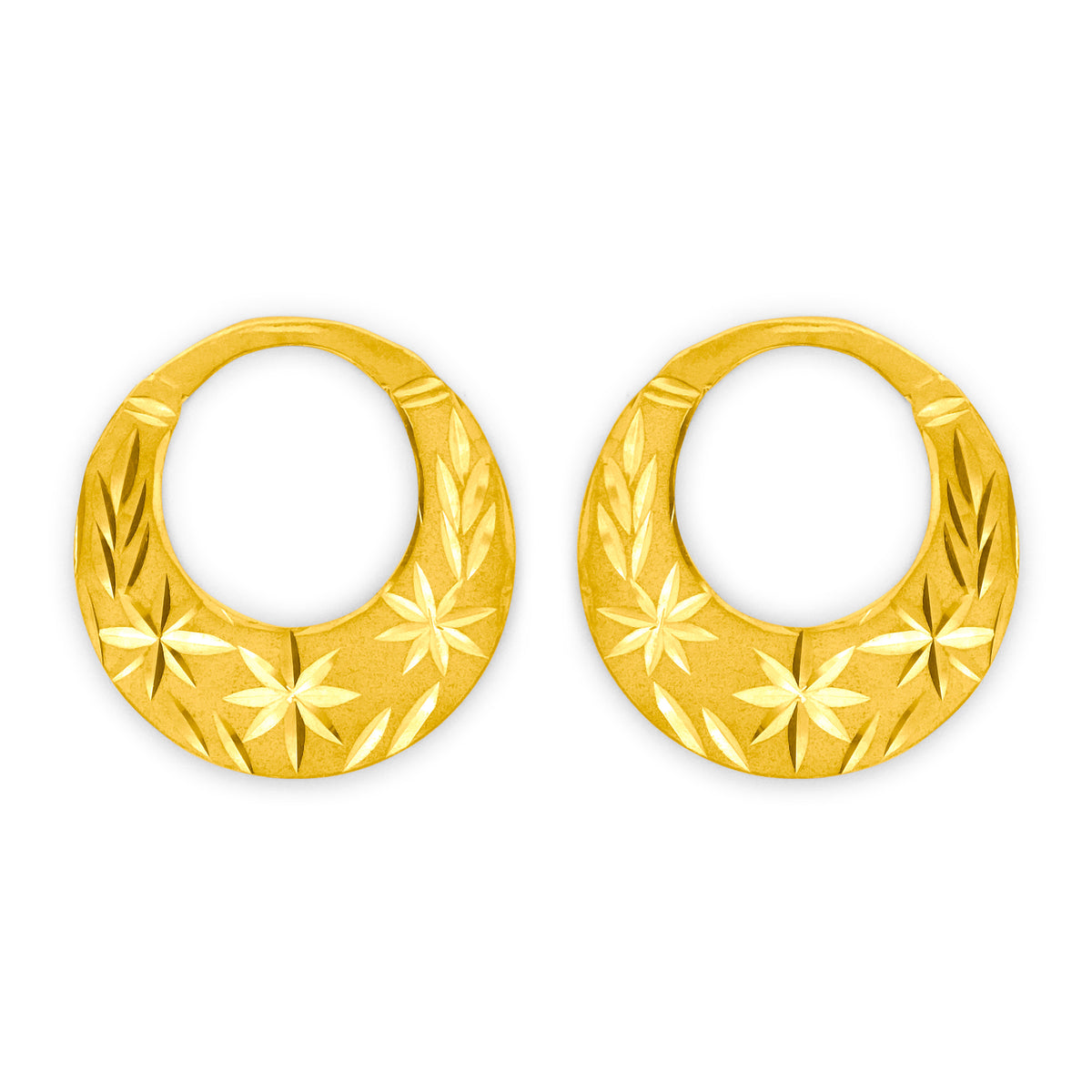 22K Gold Reversible Nattiyan Earrings