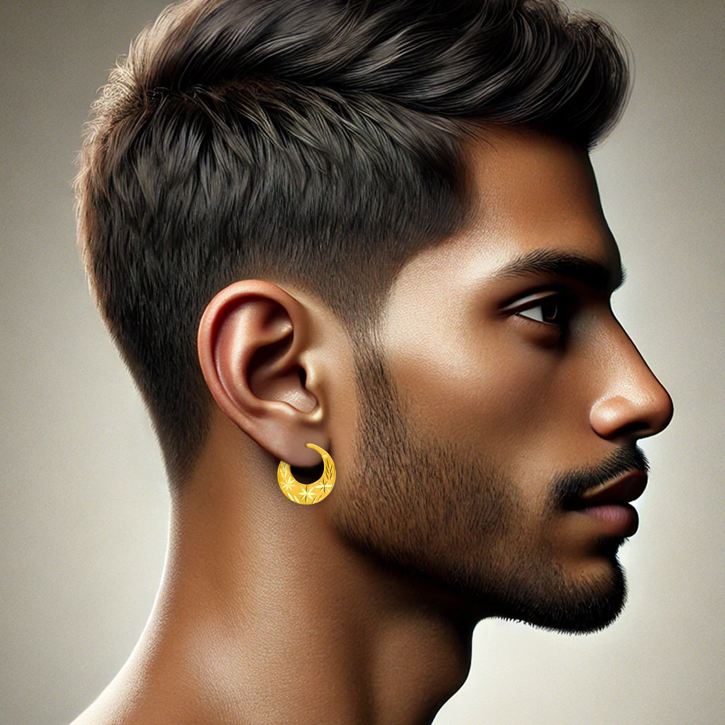 22K Gold Reversible Nattiyan Earrings