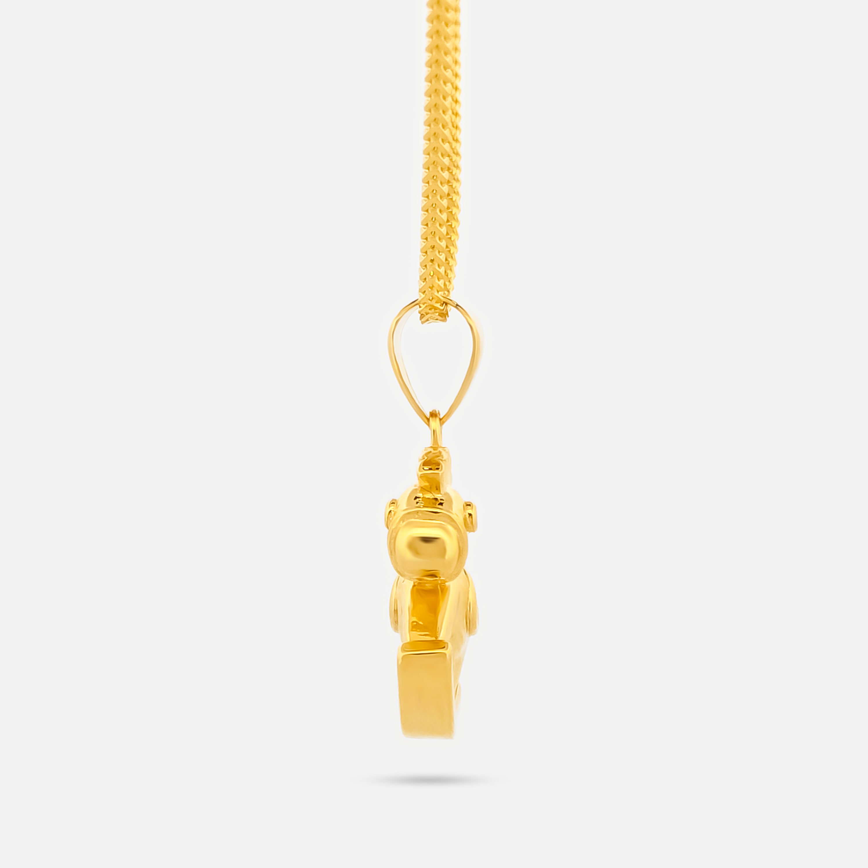 22K Gold Rocking Horse Pendant