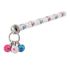 Silver Floral Flute