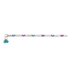 Silver Floral Flute