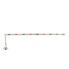 Silver Floral Flute