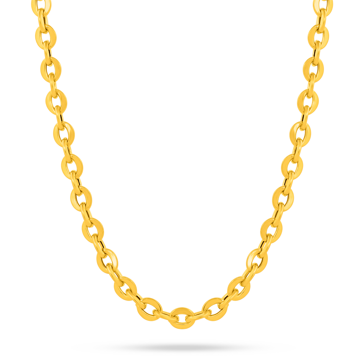 22K Gold Classic Link Chain - 18"