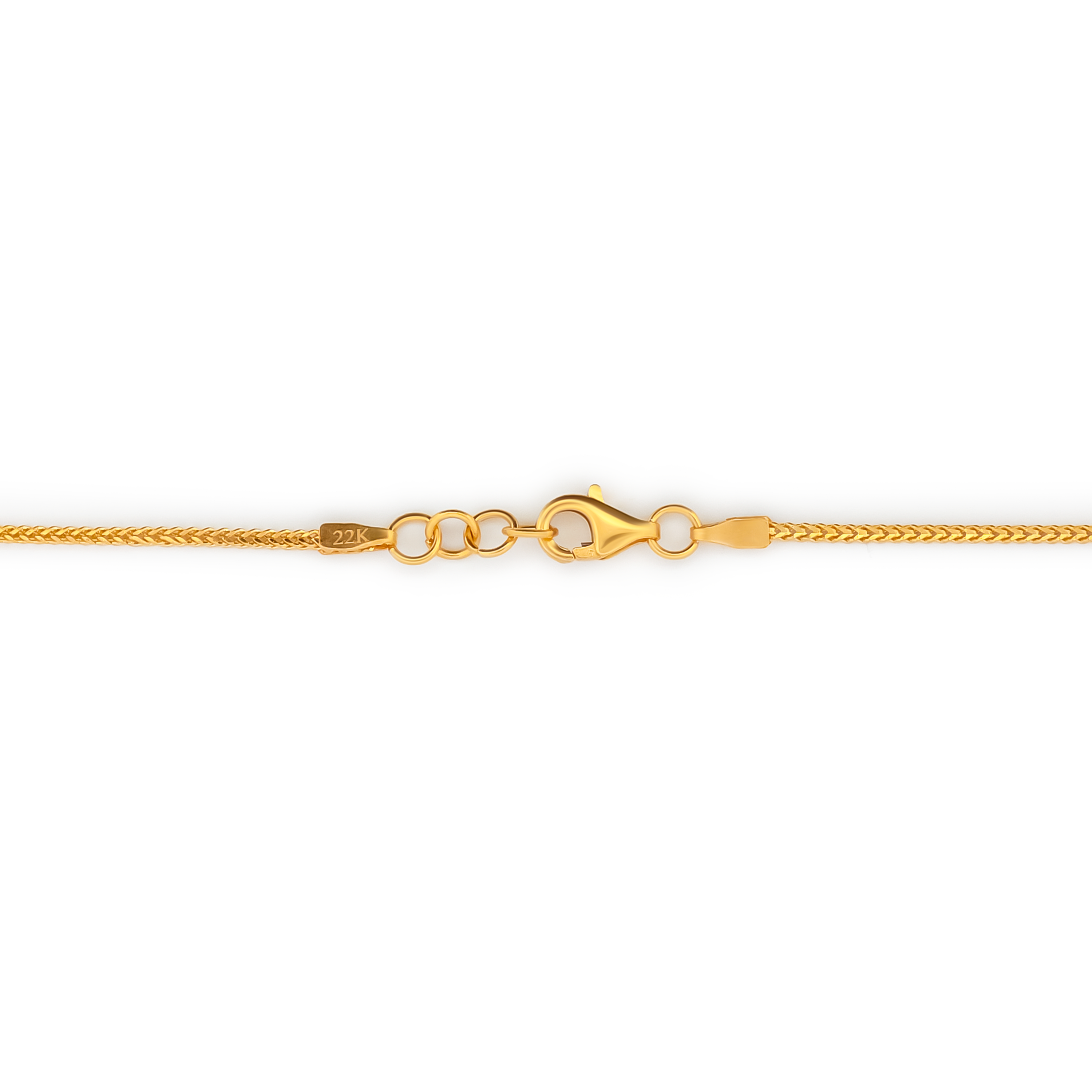 22K Gold Necklace & Earrings Set