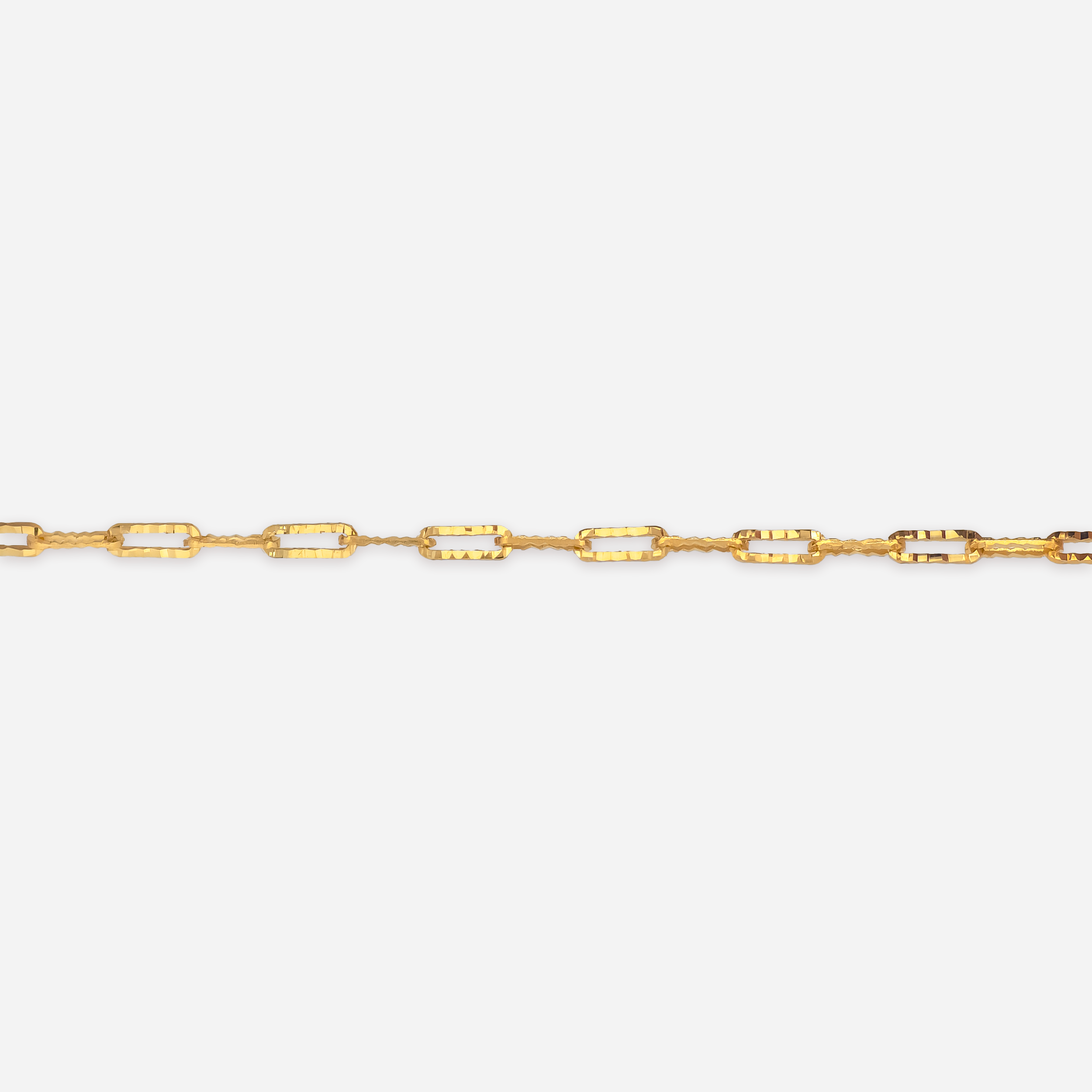 22k Gold Minimal Link Bracelet
