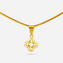 22K Gold Celtic Knot Pendant