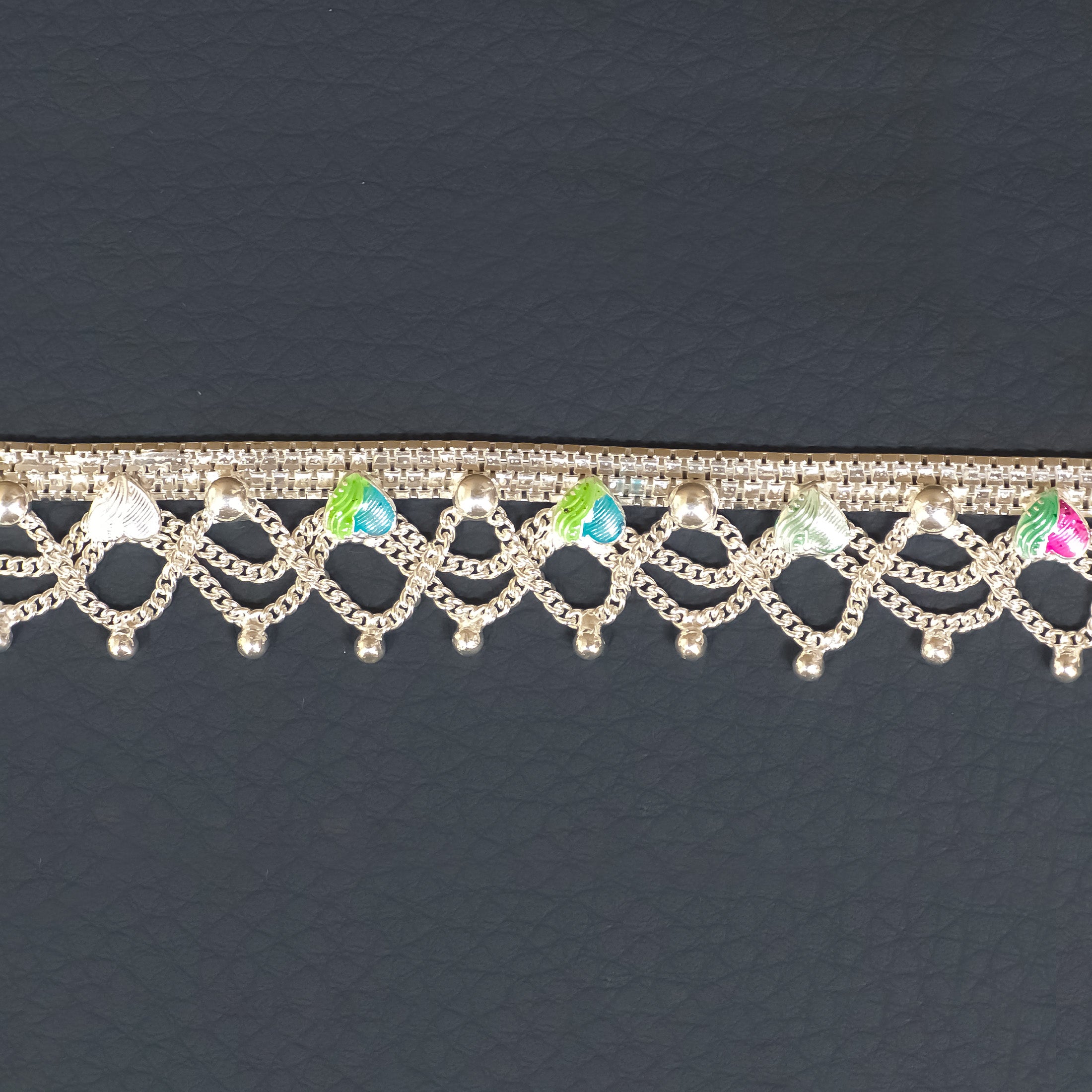 Silver Krishna Idol Waist Belt