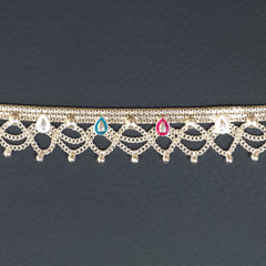 Silver Krishna Idol Waist Belt