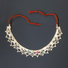 Silver Krishna Idol Waist Belt