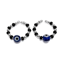 Silver Evil Eye Bracelet for Krishna Murti