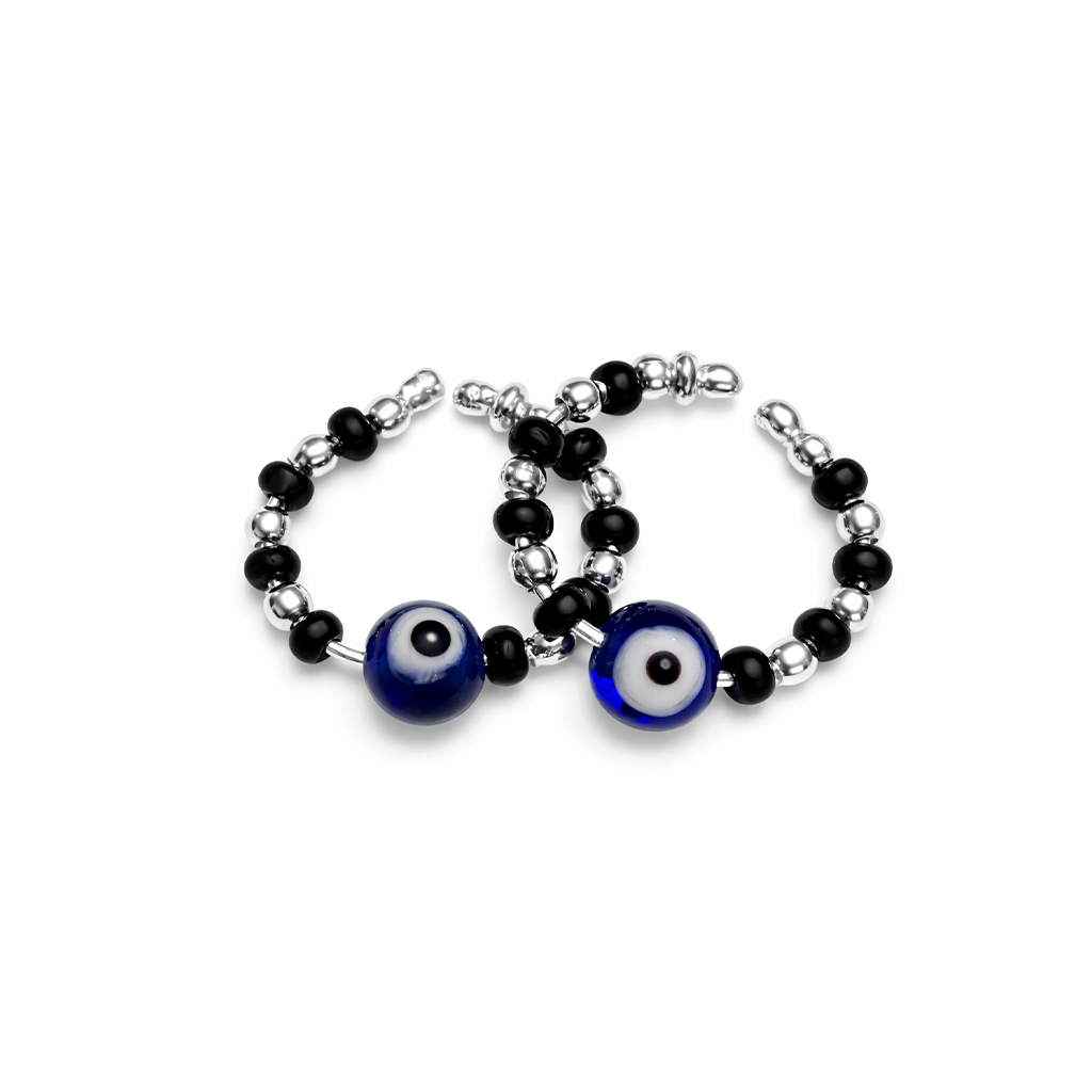 Silver Evil Eye Bracelet for Krishna Murti