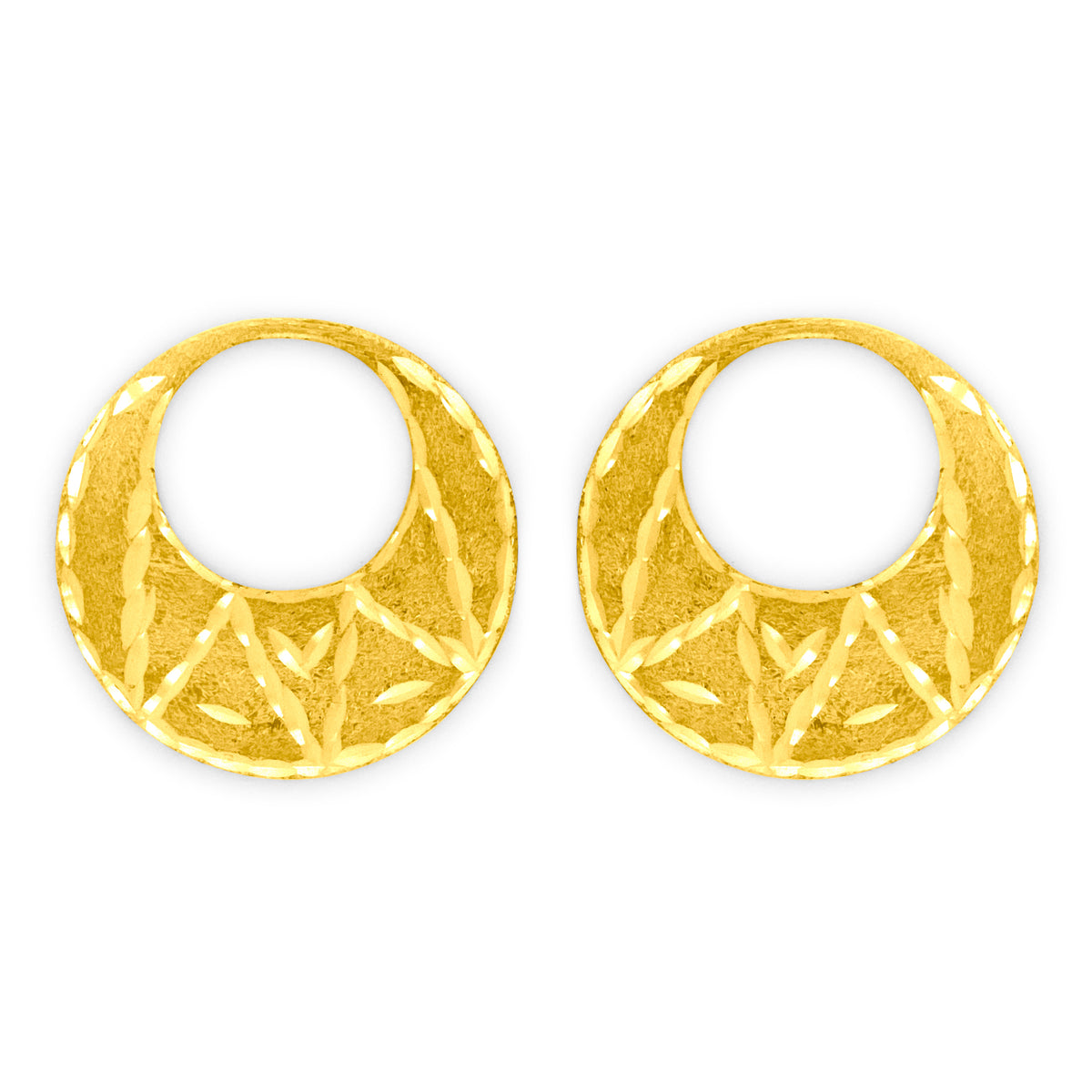 22K Gold Reversible Nattiyan Earrings