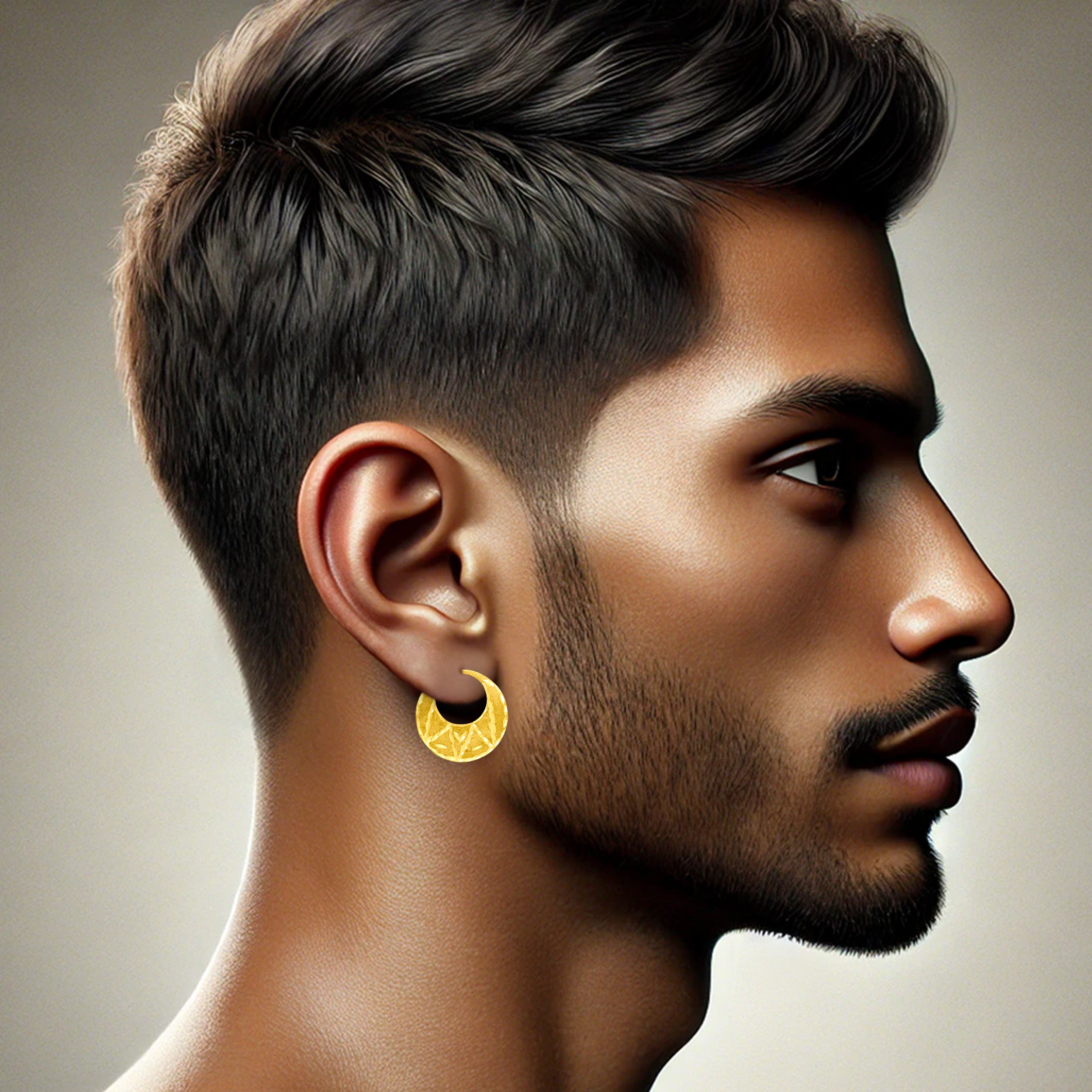 22K Gold Reversible Nattiyan Earrings