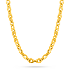 22K Gold Classic Link Chain - 18"