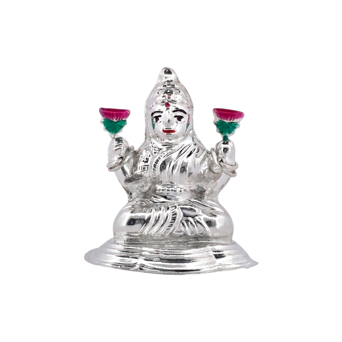 Silver Lakshmi Idol