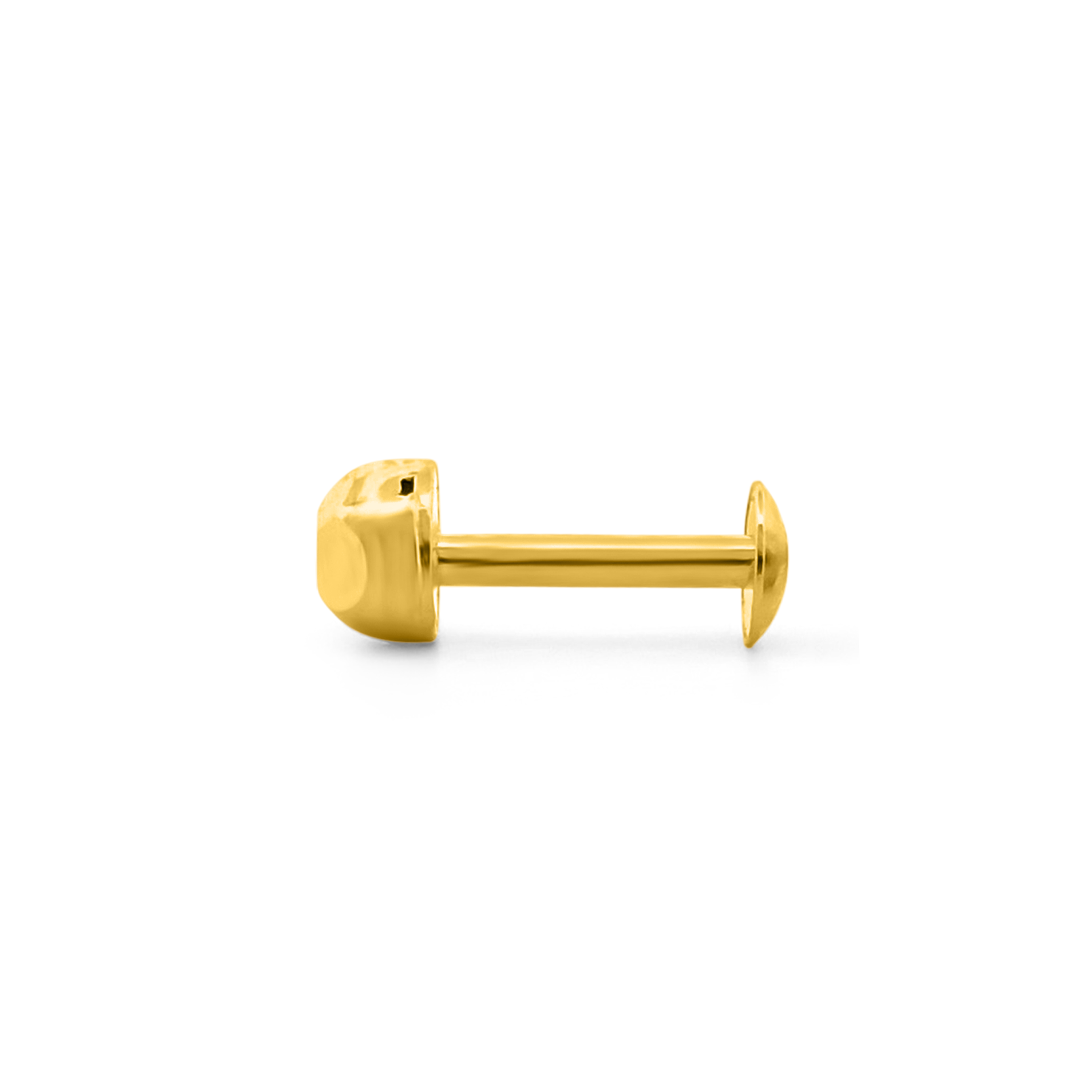 22K Gold Radiant Nose Pin