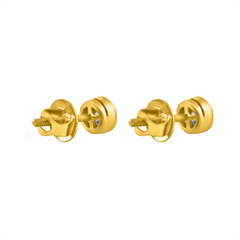 22K Gold Eternal Spark Earrings