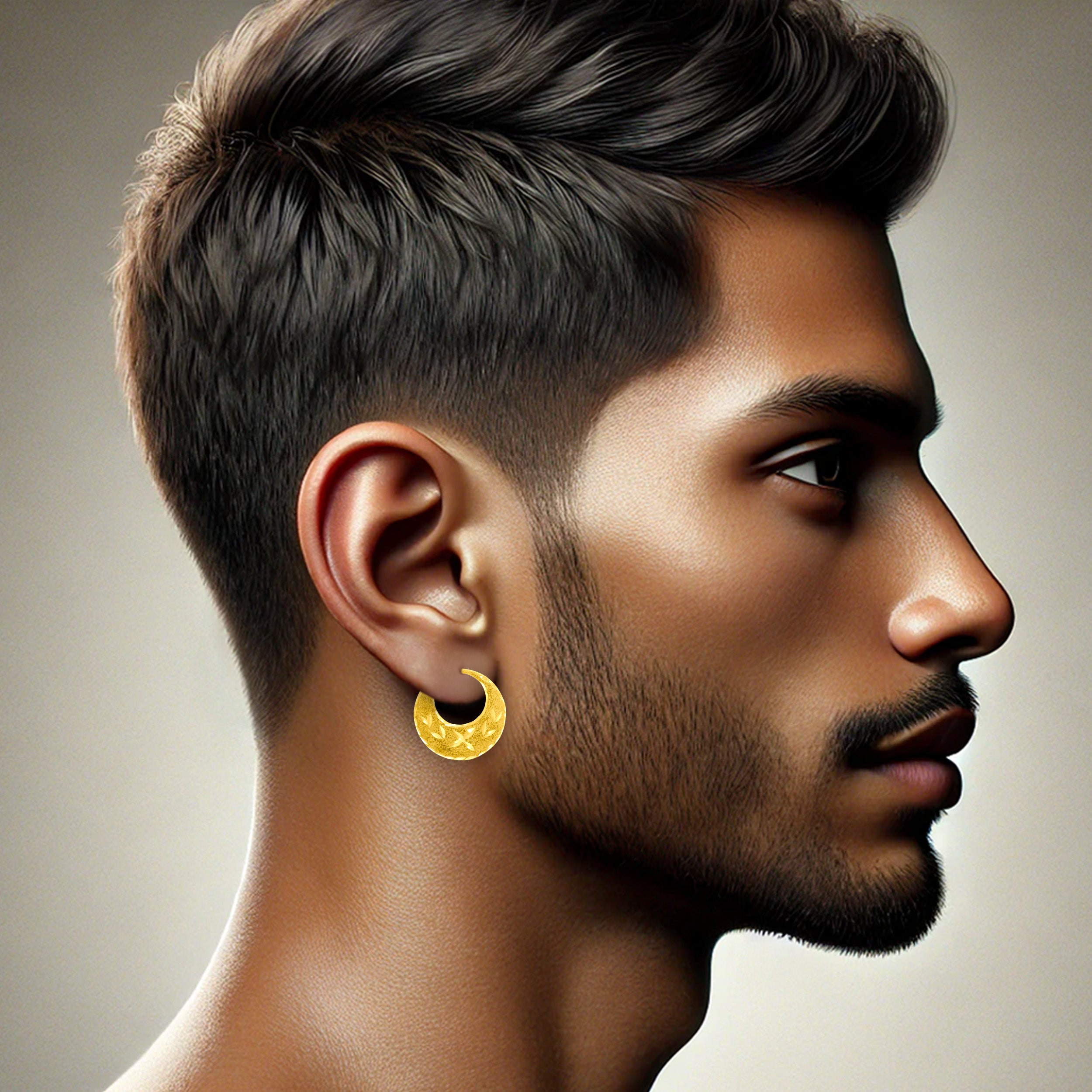 22K Gold Reversible Nattiyan Earrings