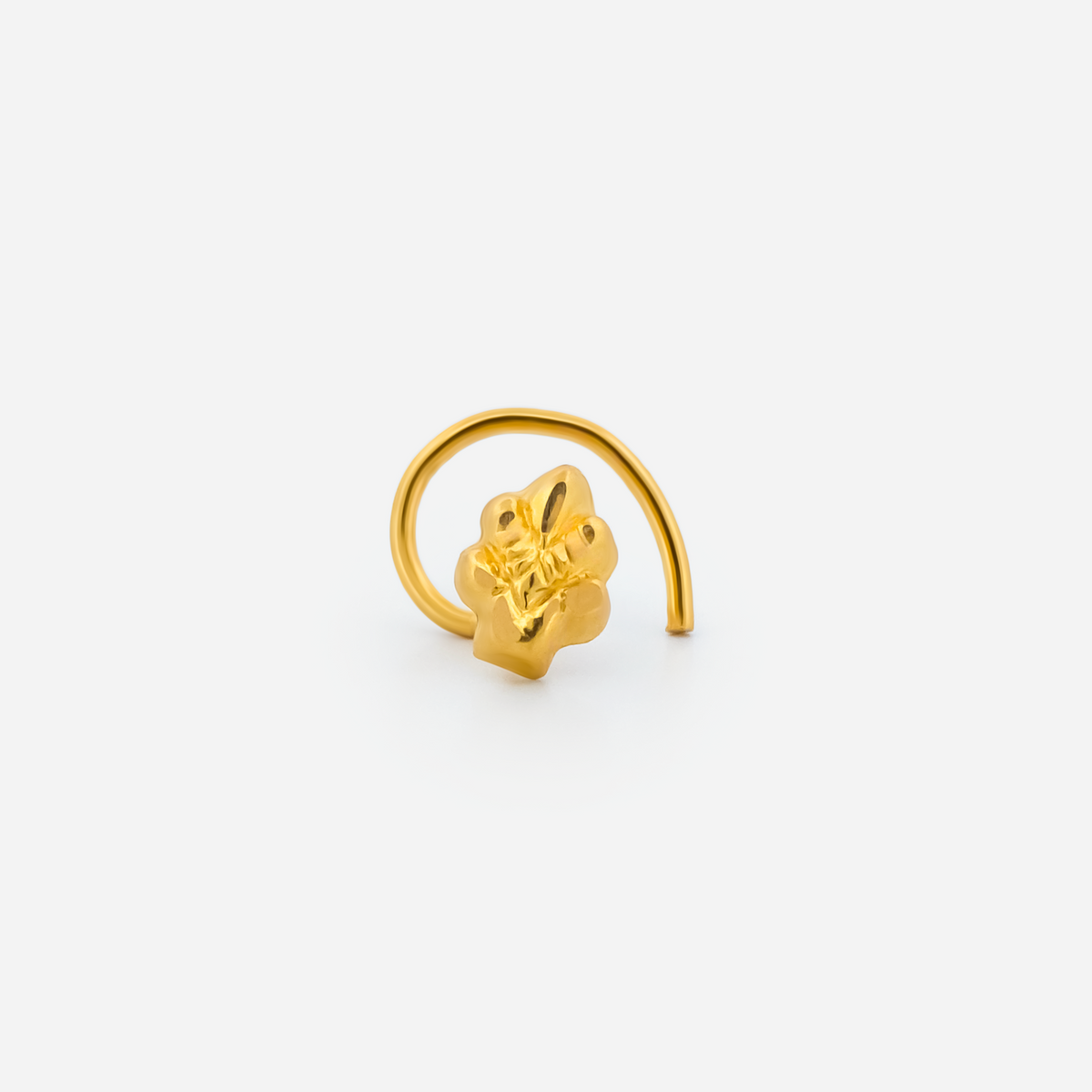 22K Gold Stud Nose Pin