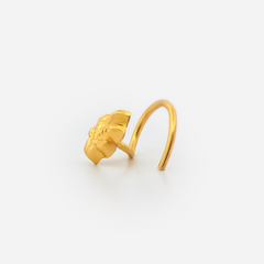 22K Gold Stud Nose Pin