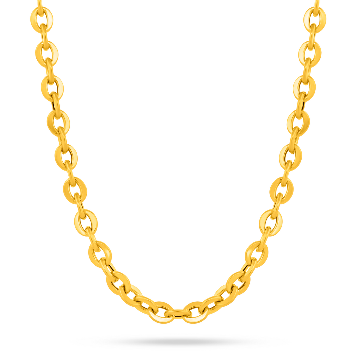 22K Gold Classic Link Chain - 18"