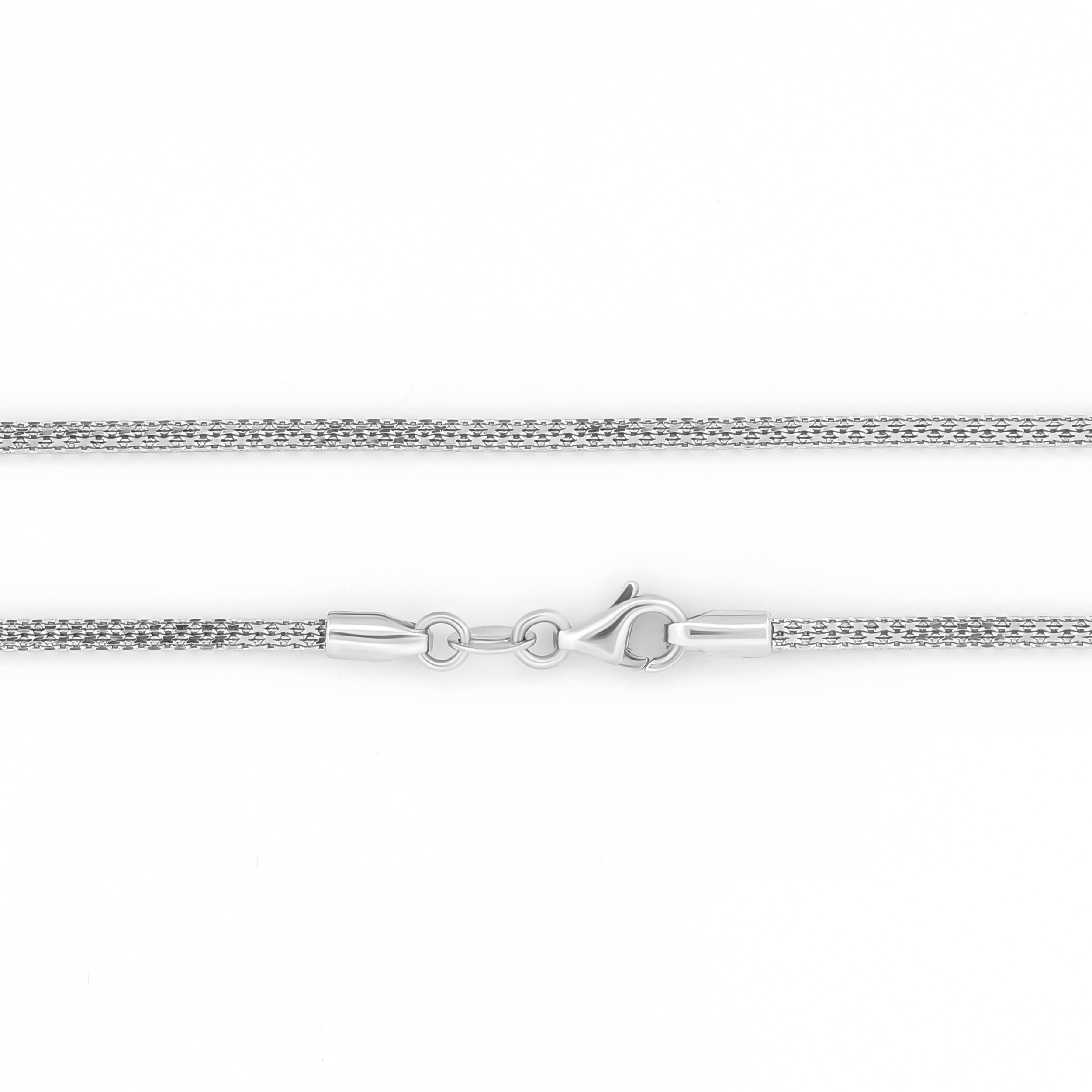 18K White Gold Fancy Chain - 18.25"