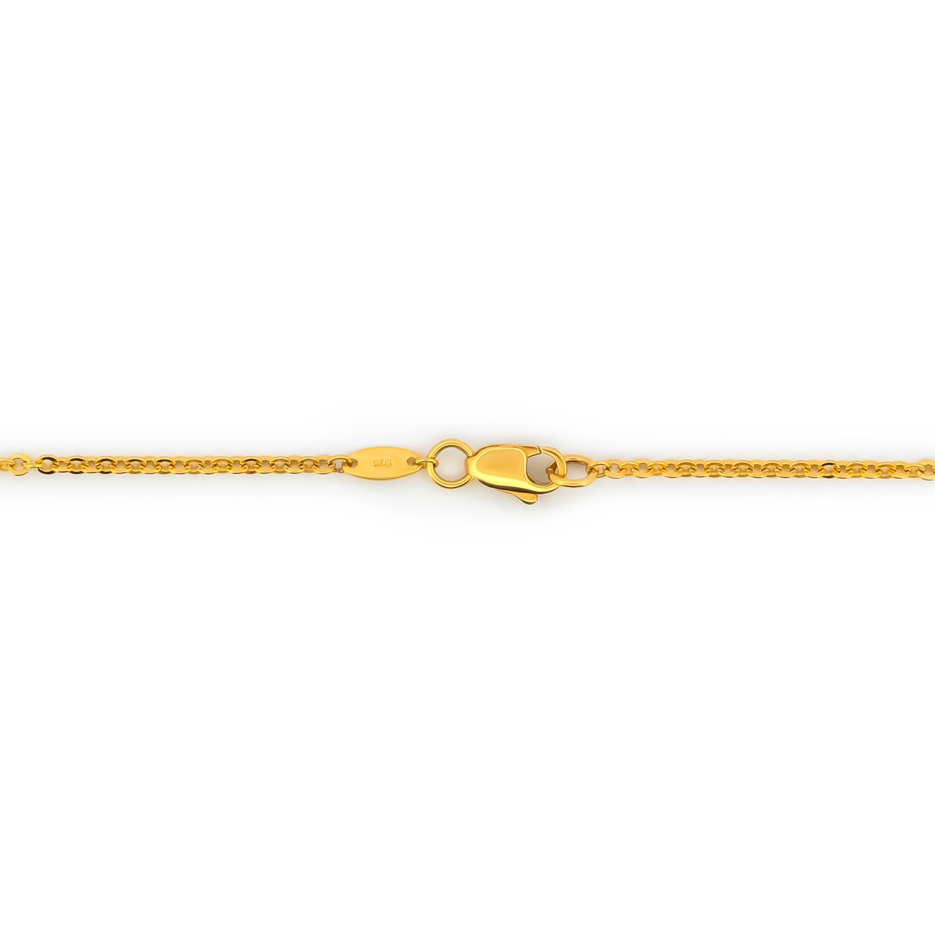 22K Gold Rotating Charm Necklace
