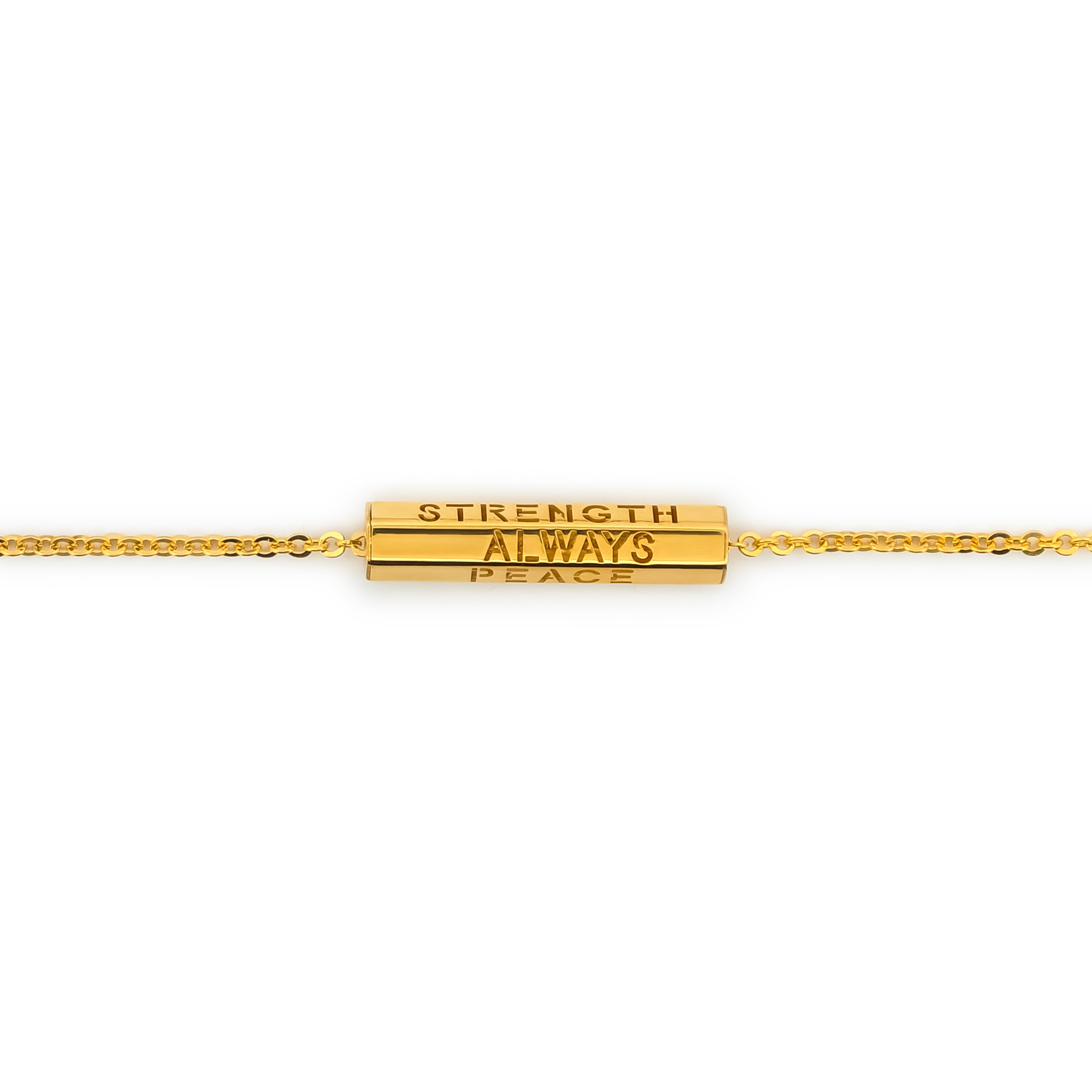22K Gold Rotating Charm Necklace