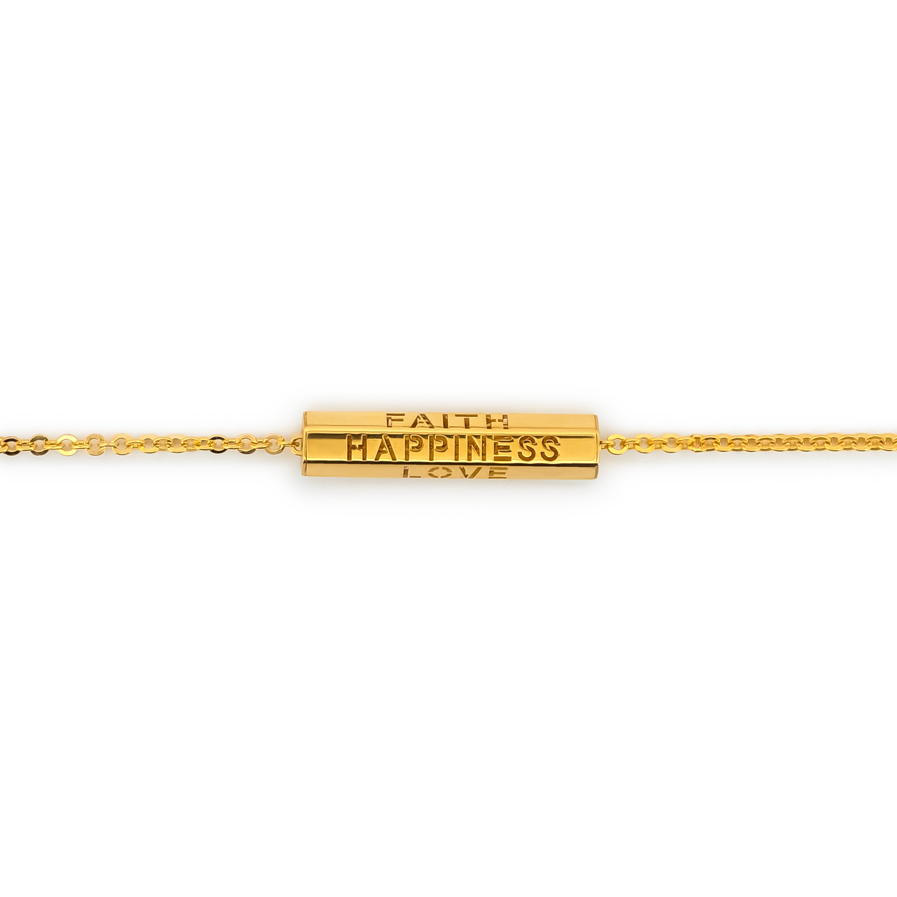 22K Gold Rotating Charm Necklace