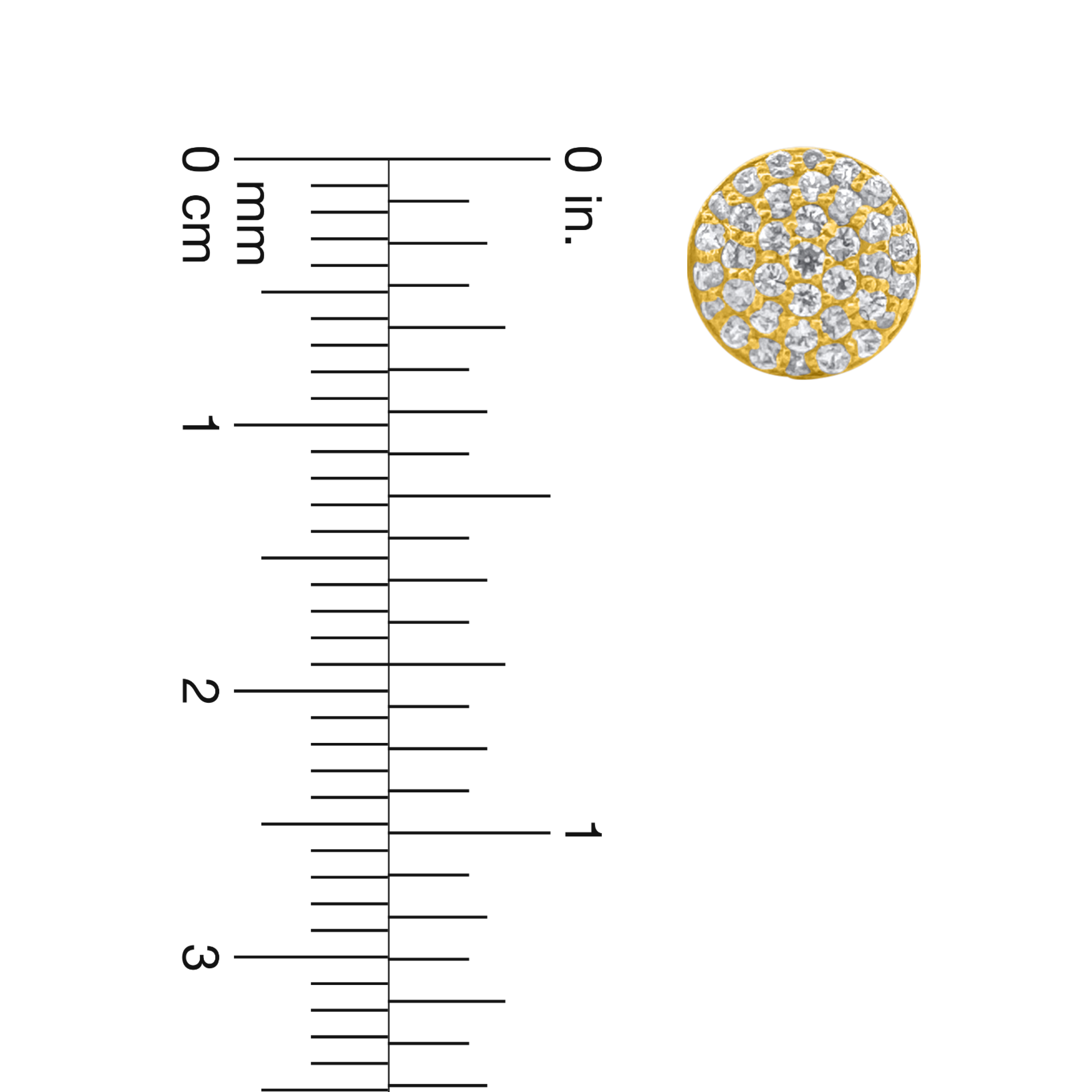 22K Gold Modern Elegance Earrings