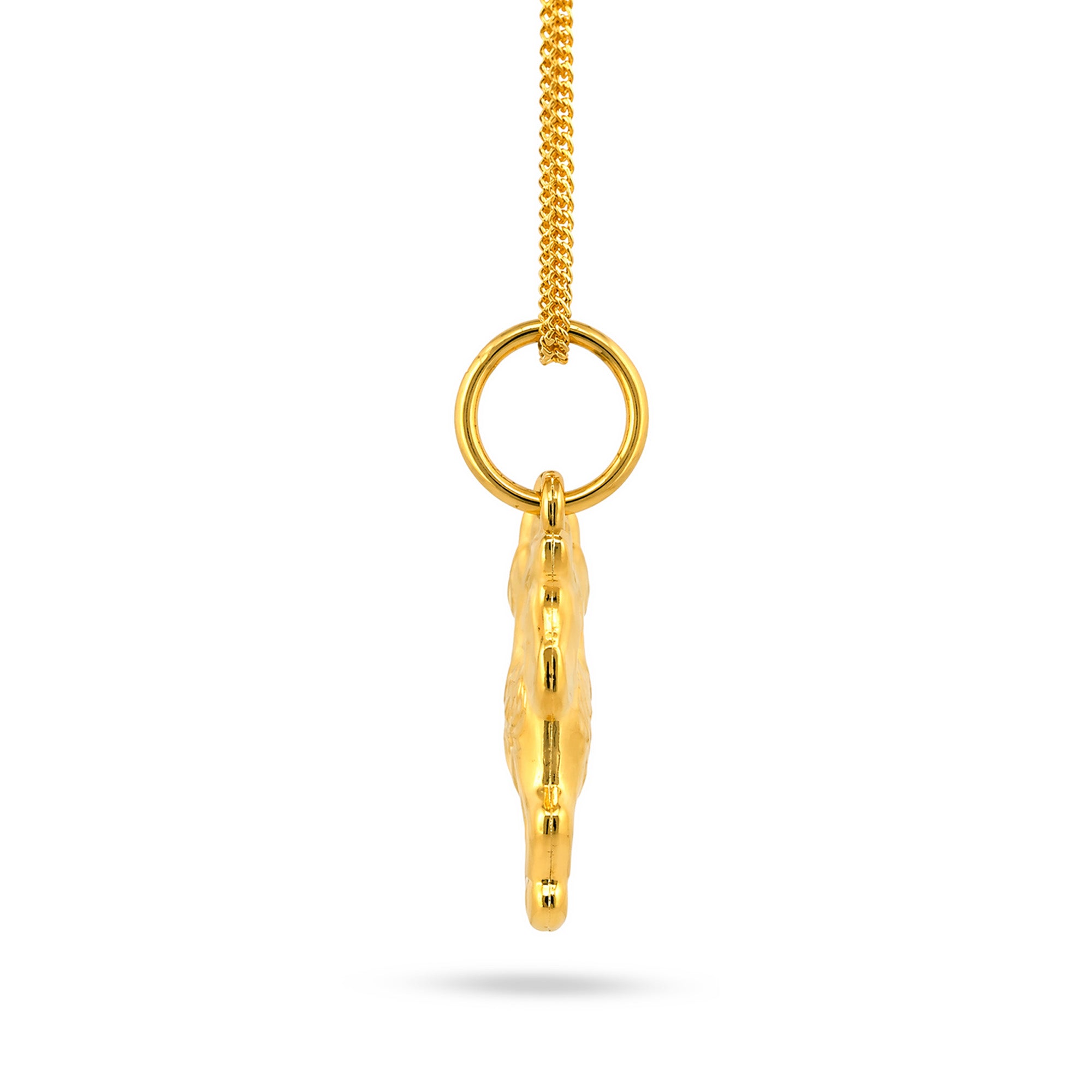 22K Gold Horse Charm Pendant