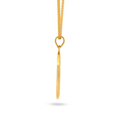 22K Gold Virgin Mary Pendant