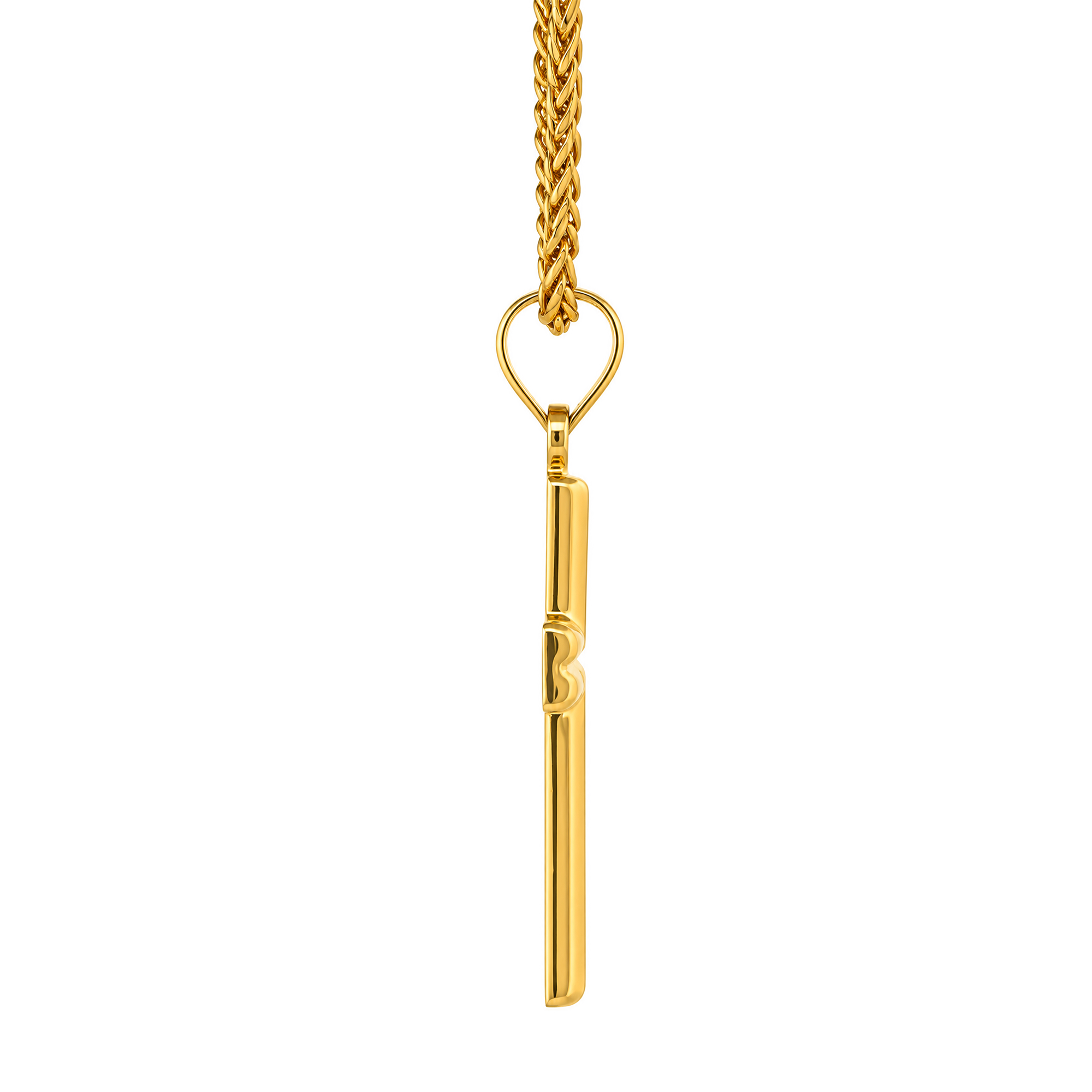 22K Gold Classic Cross Pendant