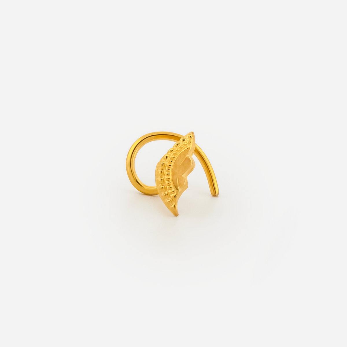 22K Gold Minimal Charm Nose Pin